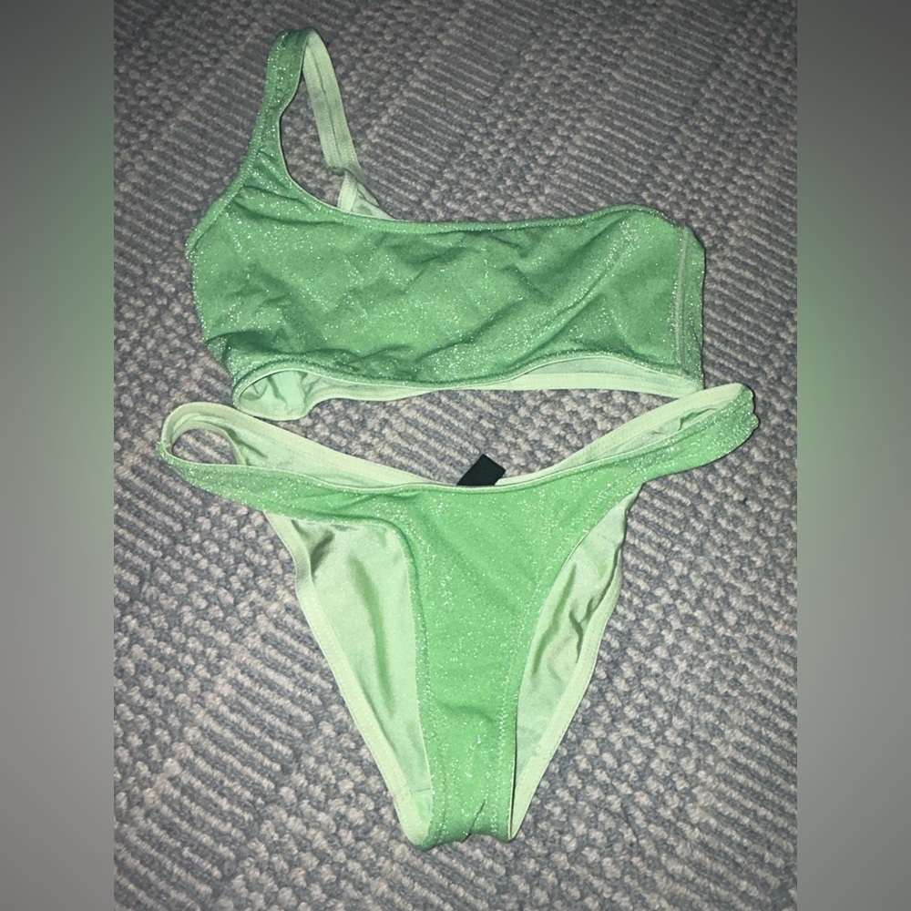TRIANGL green bikini - one shoulder